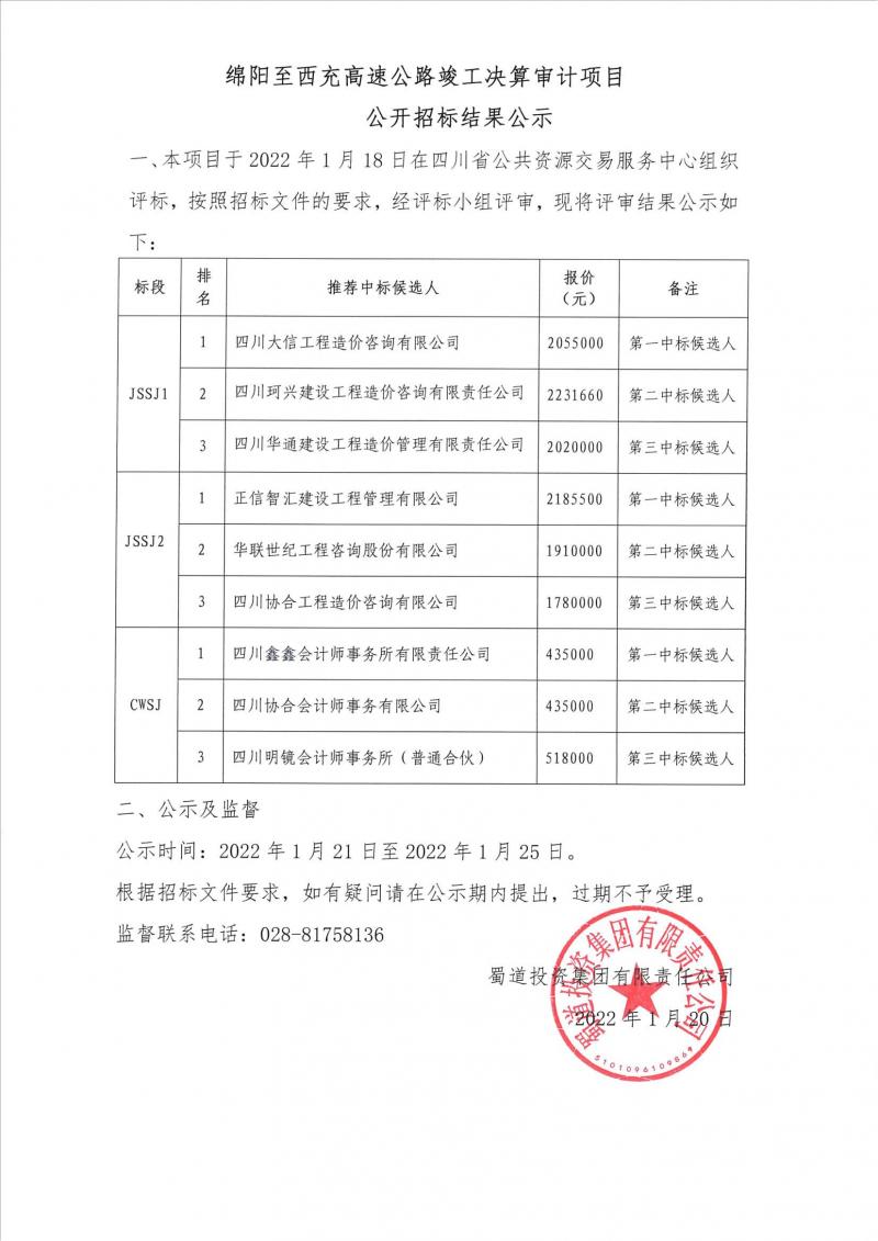 綿陽至西充高速公路竣工決算審計中標(biāo)公示（掛集團）_00.jpg